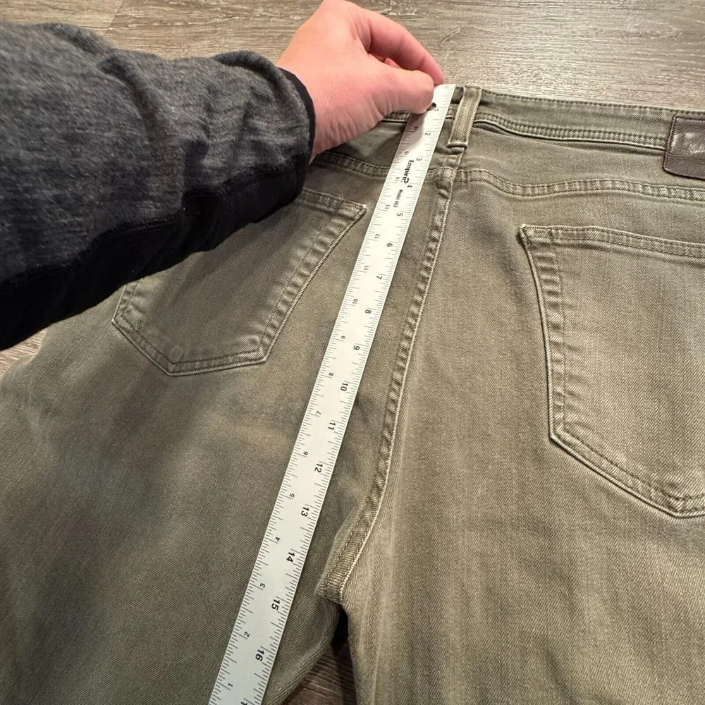 AG Adriano Goldschmied Jeans Mens 38 Gray Denim The Matchbox Slim Straight 38x29